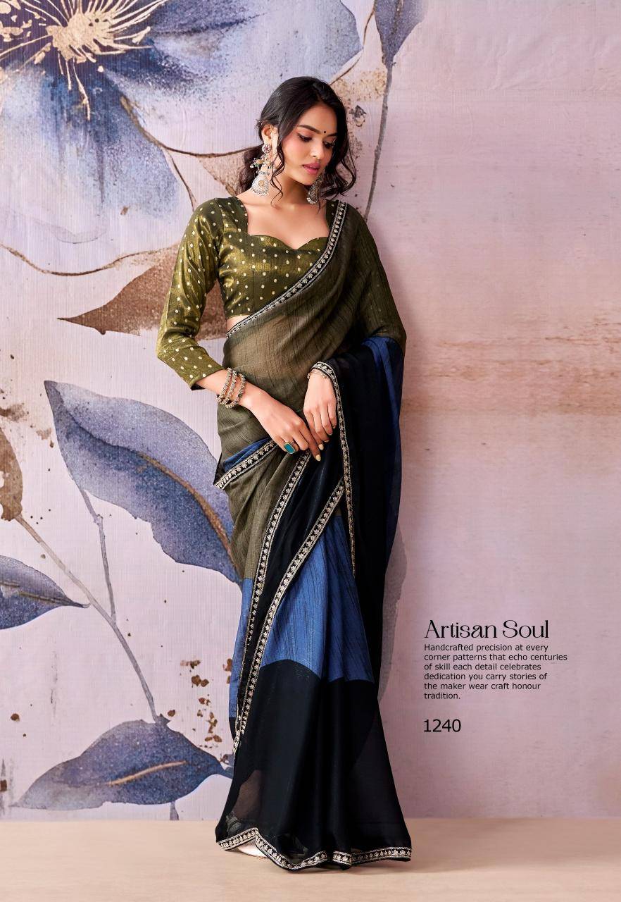 Stavan celebrities chiffon Saree Wholesalers in Mumbai